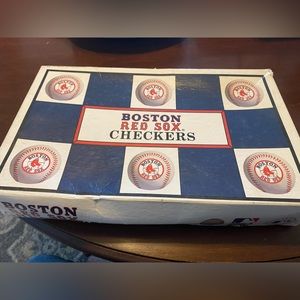 Boston Red Sox Checkers Game Vintage 1997 Preowned Complete